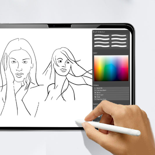 Schutzfolie Techsuit ArmorGlass CrystalHD für Samsung Galaxy Tab A11 / Tab A9, gehärtetes Glas, Full Glue, Set mit 2 Stück