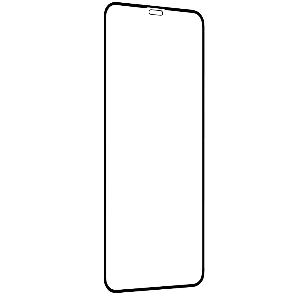 Techsuit Displayschutzfolie für Apple iPhone 11 Pro / XS / X, gehärtetes Glas, Full Glue, 111D, Schwarz