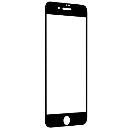Techsuit Displayschutzfolie für Apple iPhone 8 Plus / 7 Plus, gehärtetes Glas, Full Glue, 111D, Schwarz