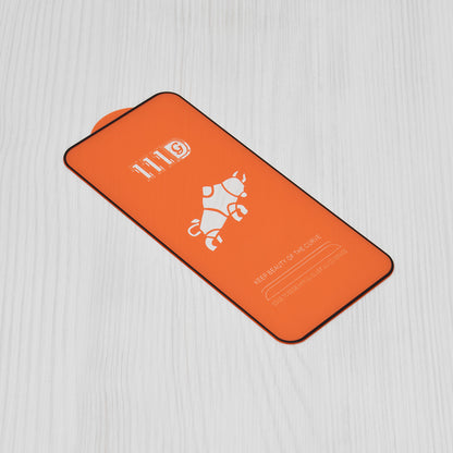 Techsuit Displayschutzfolie für OnePlus Nord 3, gehärtetes Glas, Full Glue, 111D, Schwarz