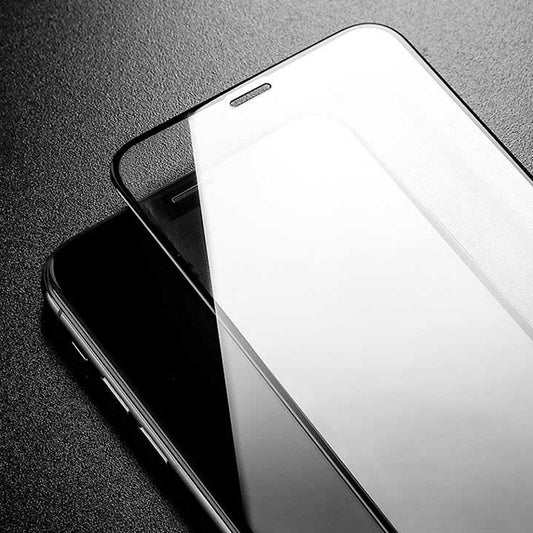 Techsuit Displayschutzfolie für OnePlus Nord 6, gehärtetes Glas, Full Glue, Schwarz