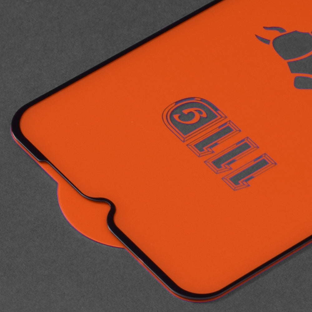 Techsuit Displayschutzfolie für Oppo A18 / A38, gehärtetes Glas, Full Glue, 111D, Schwarz