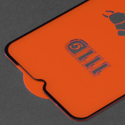 Techsuit Displayschutzfolie für Oppo A18 / A38, gehärtetes Glas, Full Glue, 111D, Schwarz
