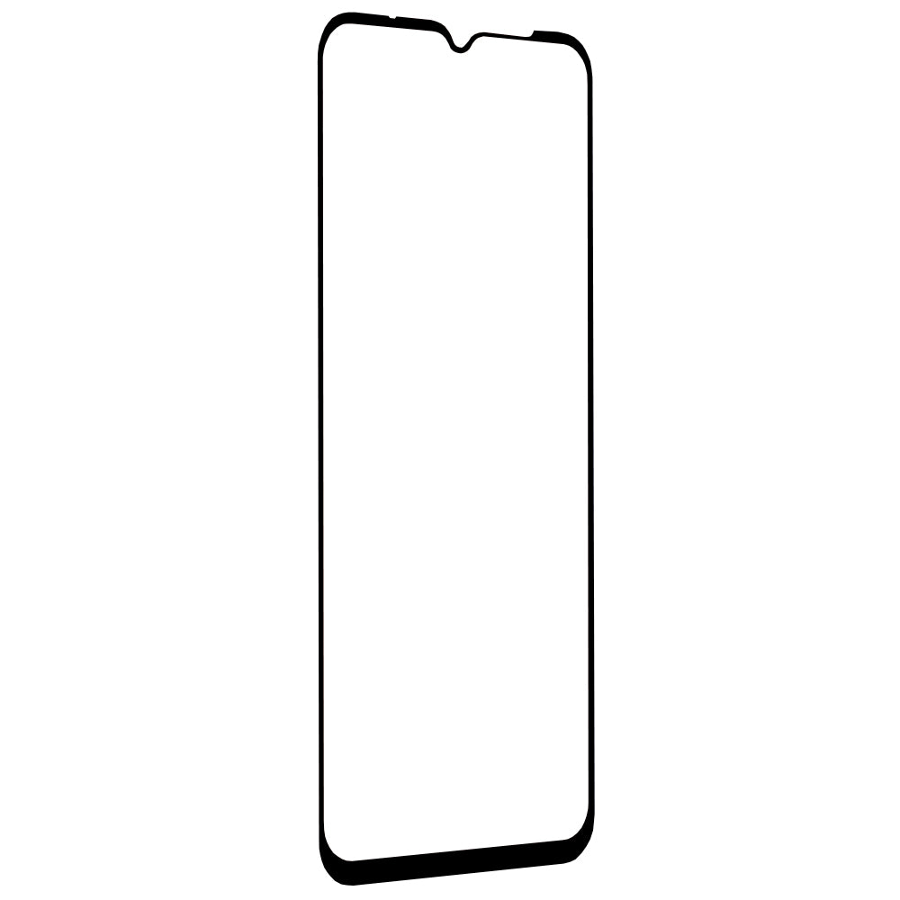 Techsuit Displayschutzfolie für Oppo A18 / A38, gehärtetes Glas, Full Glue, 111D, Schwarz
