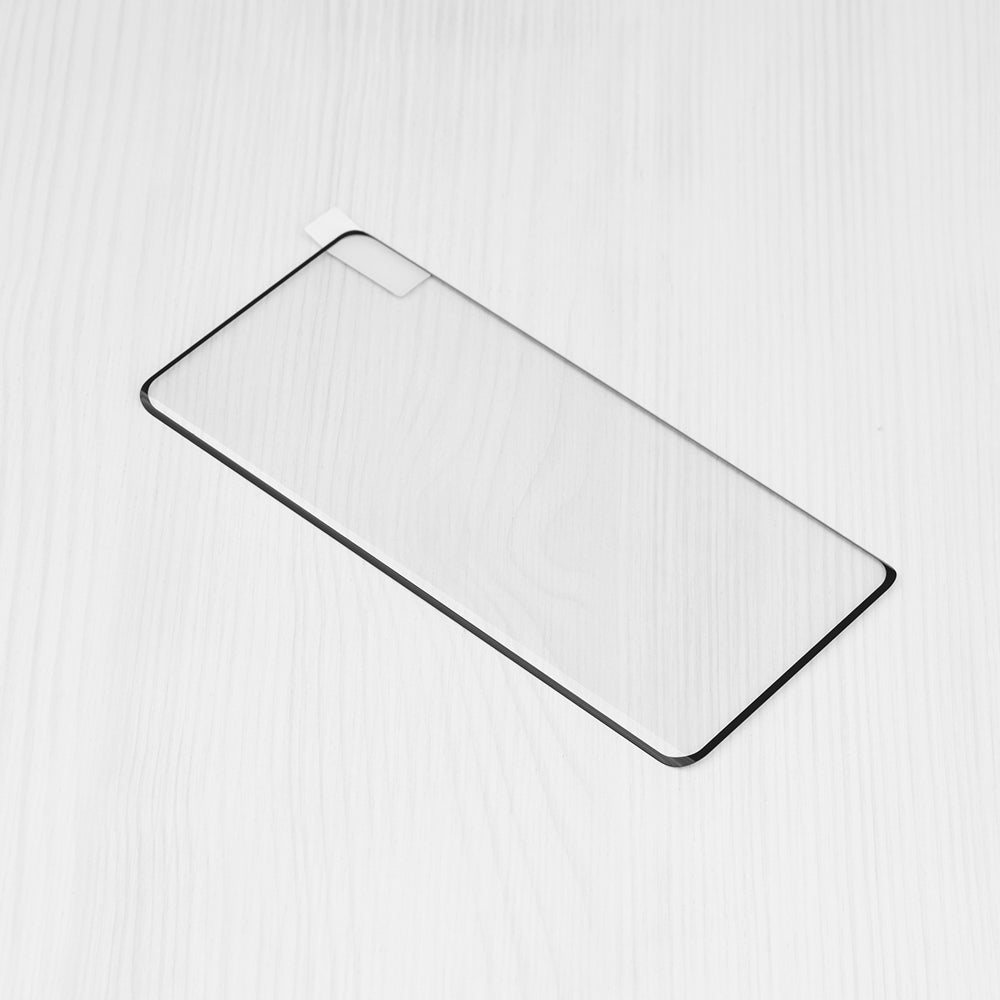 Techsuit Displayschutzfolie für Oppo Reno12 Pro, gehärtetes Glas, Full Glue, 111D, Schwarz