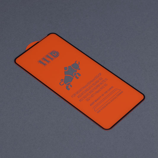 Techsuit Displayschutzfolie für Realme GT Neo 3T / GT2 / GT Neo2, gehärtetes Glas, Full Glue, 111D, Schwarz