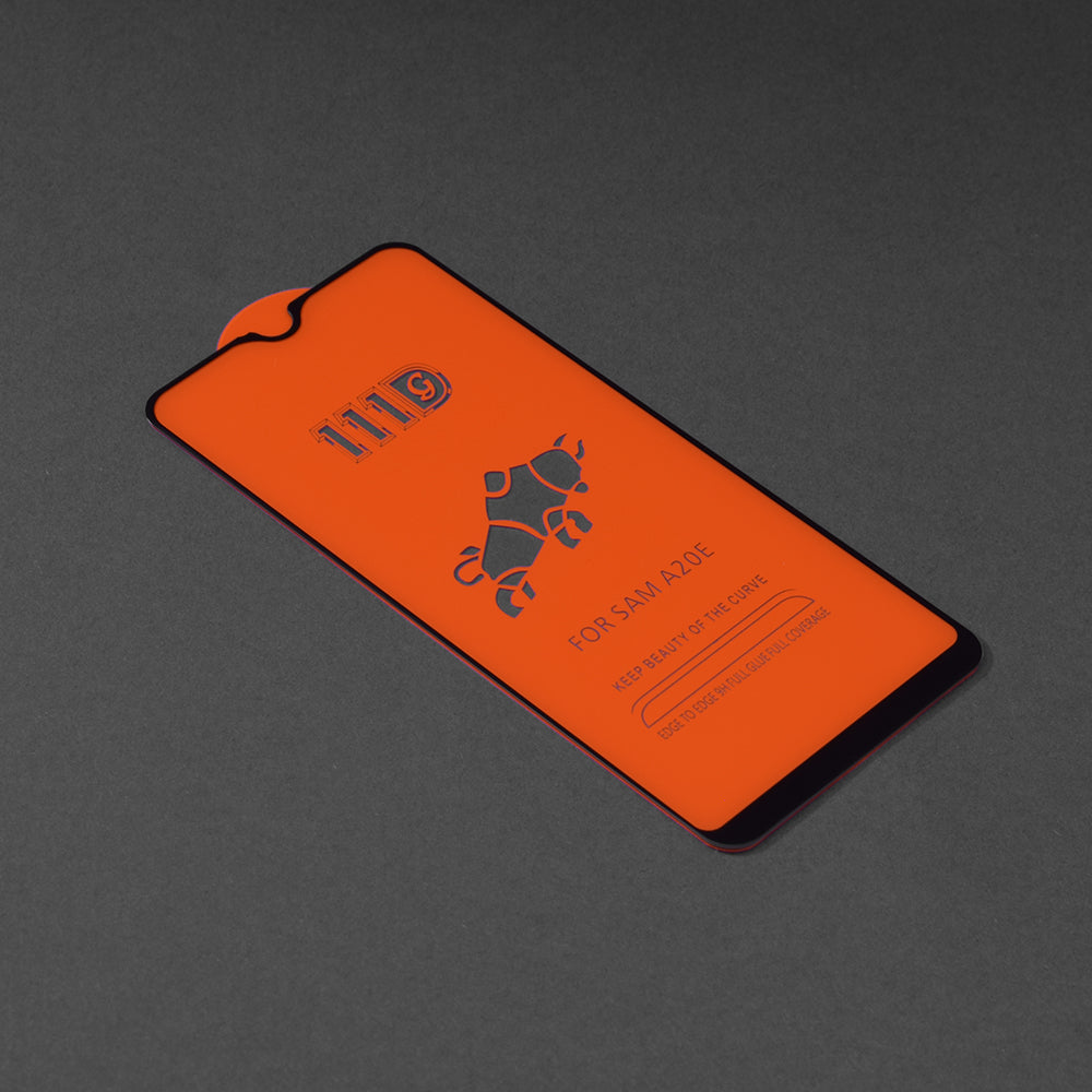 Techsuit Displayschutzfolie für Samsung Galaxy A10e A102 / A20e A202, gehärtetes Glas, Full Glue, 111D, Schwarz