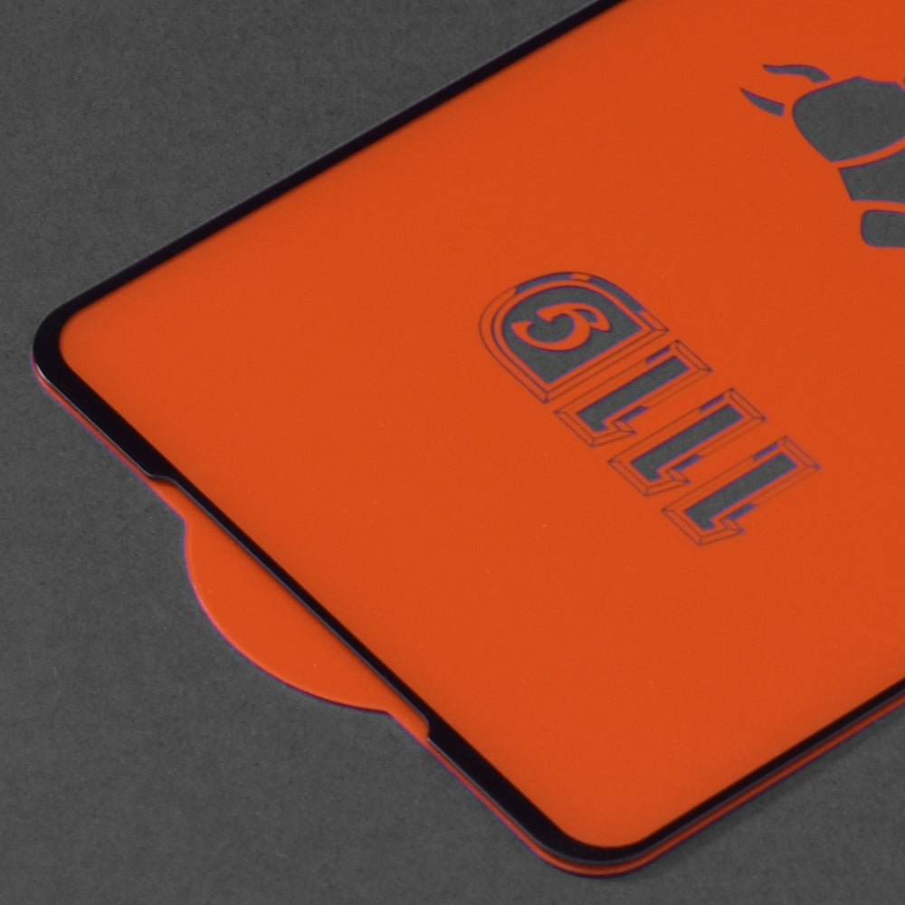Techsuit Displayschutzfolie für Samsung Galaxy A21s A217 / A21 A215, gehärtetes Glas, Full Glue, 111D, Schwarz