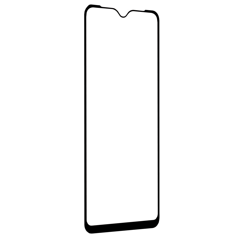 Techsuit Displayschutzfolie für Samsung Galaxy M01s M017 / A10s A107 / A10 A105 / M10 M105, gehärtetes Glas, Full Glue, 111D, Schwarz