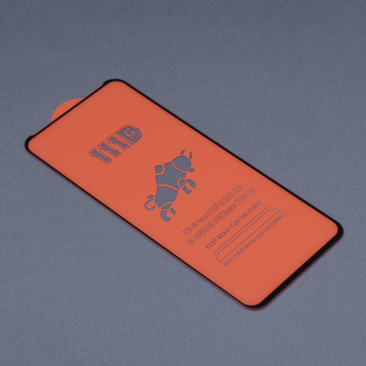 Techsuit Displayschutzfolie für Xiaomi Poco M4 Pro / Redmi Note 11S / Note 11, gehärtetes Glas, Full Glue, 111D, Schwarz