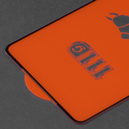 Techsuit Displayschutzfolie für Xiaomi Poco M5s / Redmi Note 10S / Note 10, gehärtetes Glas, Full Glue, 111D, Schwarz