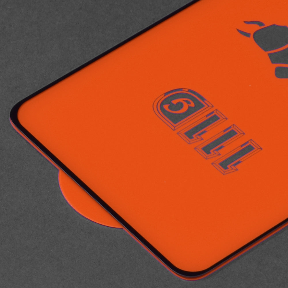 Techsuit Displayschutzfolie für Xiaomi Poco X3 Pro / X3 NFC / X3, gehärtetes Glas, Full Glue, 111D, Schwarz