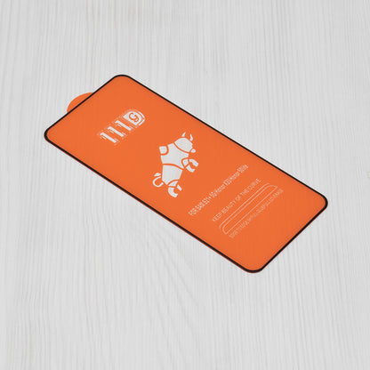 Techsuit Displayschutzfolie für Xiaomi Poco X6 Pro, gehärtetes Glas, Full Glue, 111D, Schwarz