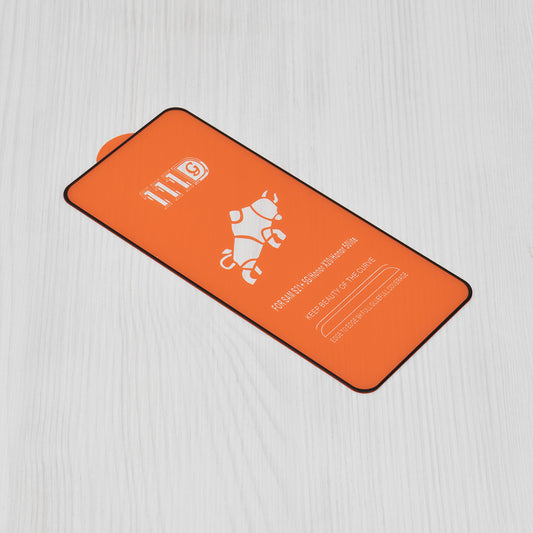 Techsuit Displayschutzfolie für Xiaomi Poco X6 Pro, gehärtetes Glas, Full Glue, 111D, Schwarz