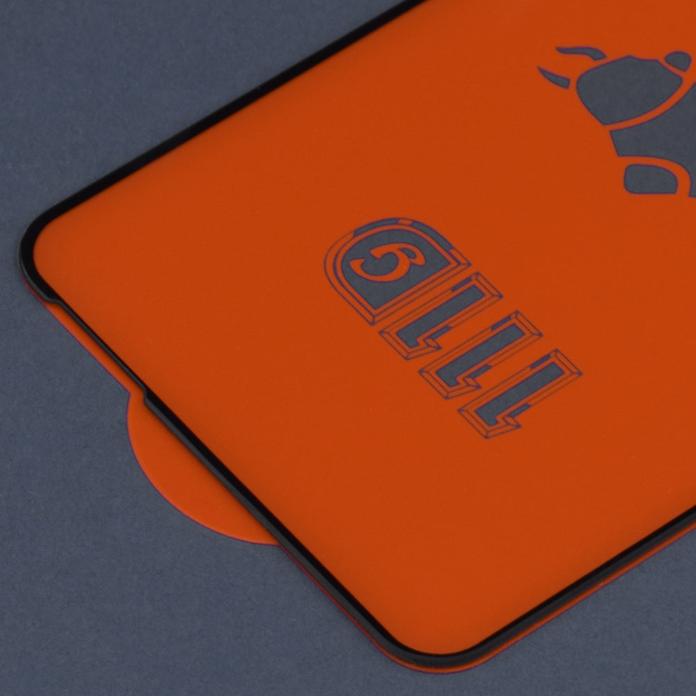 Techsuit Displayschutzfolie für Xiaomi Redmi 10 2022 / 10 (2021), gehärtetes Glas, Full Glue, 111D, Schwarz