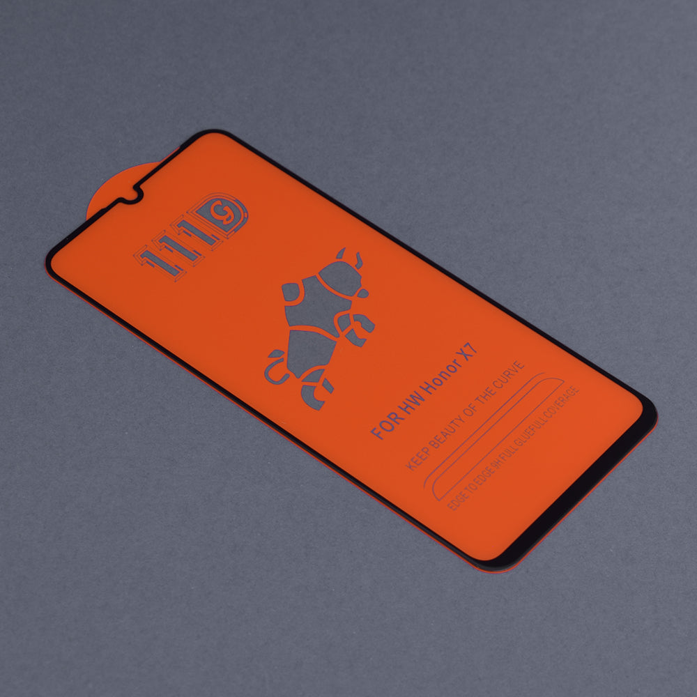 Techsuit Displayschutzfolie für Xiaomi Redmi 13C 5G / 13C / Poco C65, gehärtetes Glas, Full Glue, 111D, Schwarz