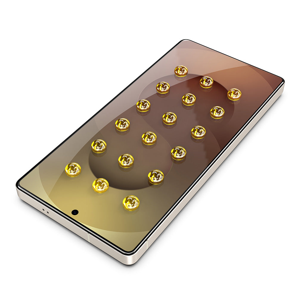 Techsuit TitanGlass CrystalHD Displayschutzfolie für Samsung Galaxy A56 A566 / S24 FE S721, gehärtetes Glas, Full Glue, 2er Set