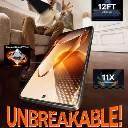 Schutzfolie Torras GlassGo Install Master für Samsung Galaxy S26, gehärtetes Glas, vollflächiger Kleber, transparent