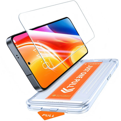 Schutzfolie Torras GlassGo Install Master für Samsung Galaxy S26 Ultra S948, gehärtetes Glas, Vollkleber, Transparent