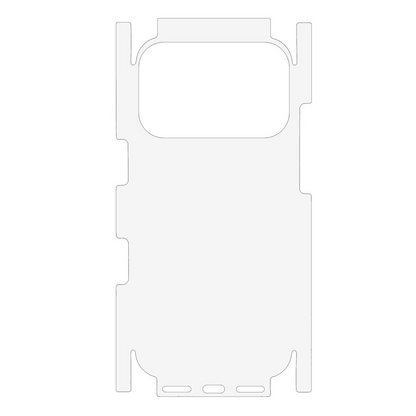 OEM Rückschutzfolie für Apple iPhone 17 Pro, Kunststoff