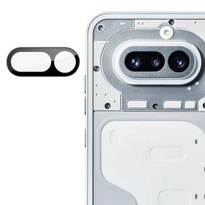 Techsuit Rückkamera-Schutzfolie für Nothing Phone (4a), gehärtetes Glas, schwarz
