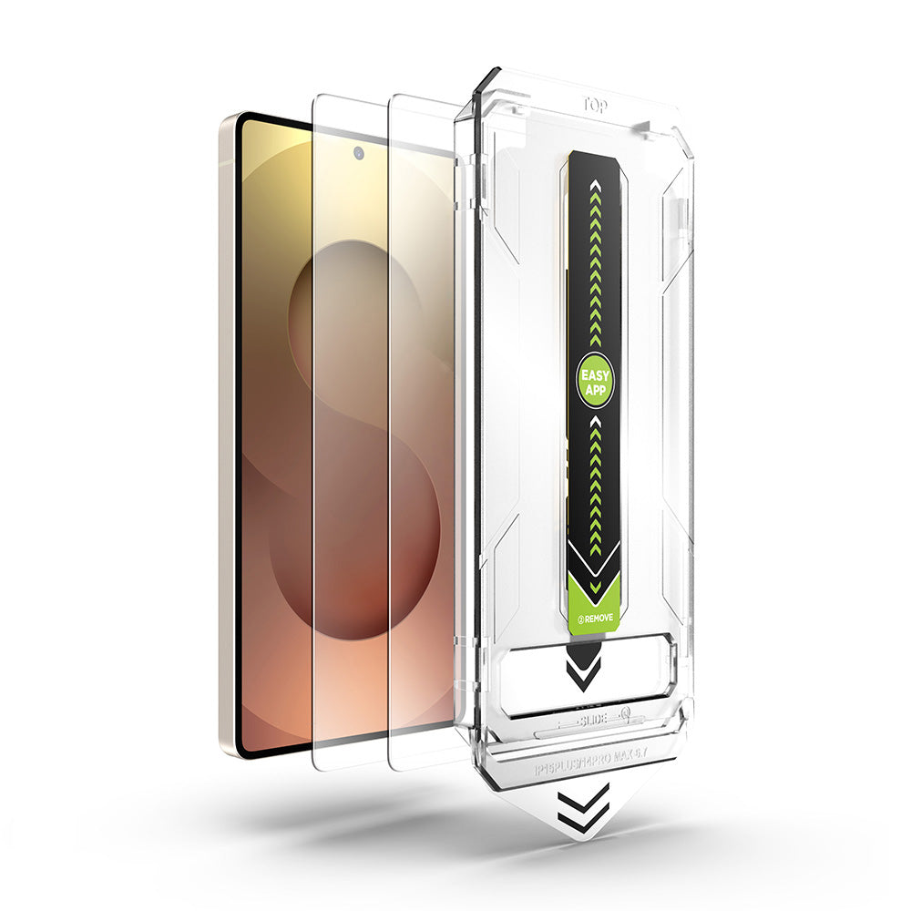 Techsuit TitanGlass CrystalHD Displayschutzfolie für Samsung Galaxy A17 5G / A16 5G A166 / A16 4G A165, Gehärtetes Glas, 2er-Set