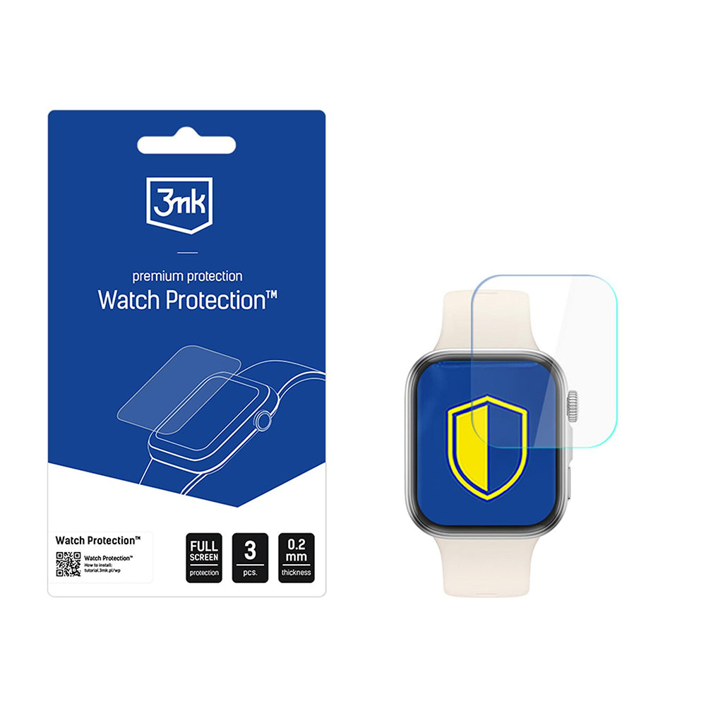 Schutzfolie 3MK Arc für Huawei Watch Fit 4, Set 3 Stück, Kunststoff