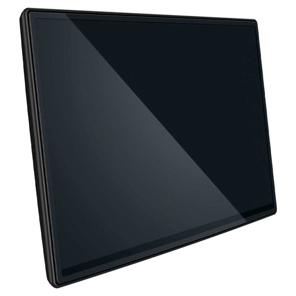 Spigen GlastR EZ FIT Schutzfolie für Tesla X / S Navigation (2022 - 2021), gehärtetes Glas, Schwarz AGL04688
