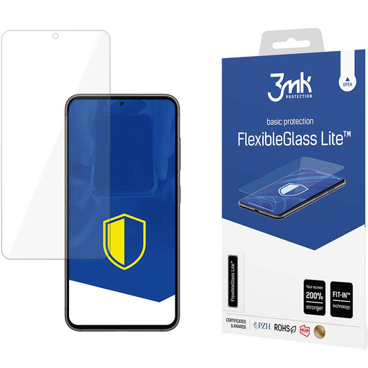 3MK Screen Protector for Samsung Galaxy S23+ S916, Flexible Glass, Full Glue