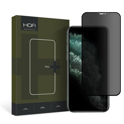 HOFI PRO+ Sichtschutzfolie für Apple iPhone 11 Pro / XS / iPhone X, sicheres Glas, Vollkleber