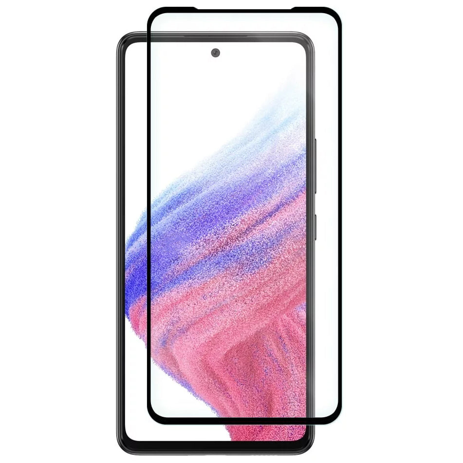 OEM-Displayschutzfolie für Samsung Galaxy A53 5G A536, sicheres Glas, Vollkleber, 5D, Schwarz