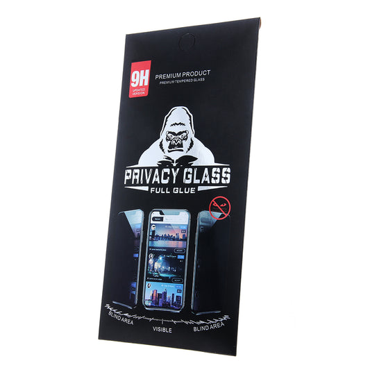 Privacy OEM Screen Protector for Apple iPhone SE (2022) / SE (2020) / 8, Tempered Glass, Full Glue