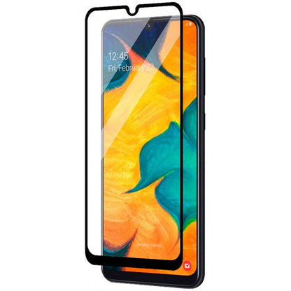 OEM Displayschutzfolie für Huawei P30 lite New Edition / P30 lite, gehärtetes Glas, Vollkleber, 6D, Schwarz