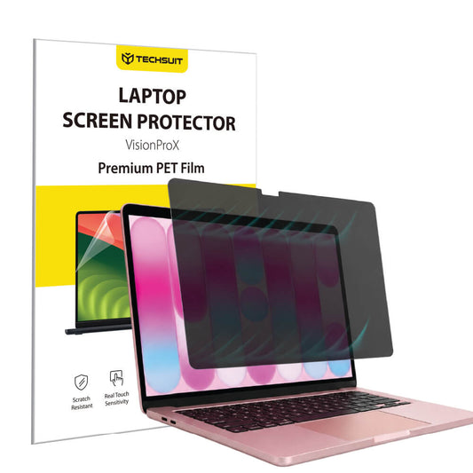 Privacy-Schutzfolie Techsuit VisionProX Magnetic für Apple MacBook Neo 13 Zoll, Kunststoff