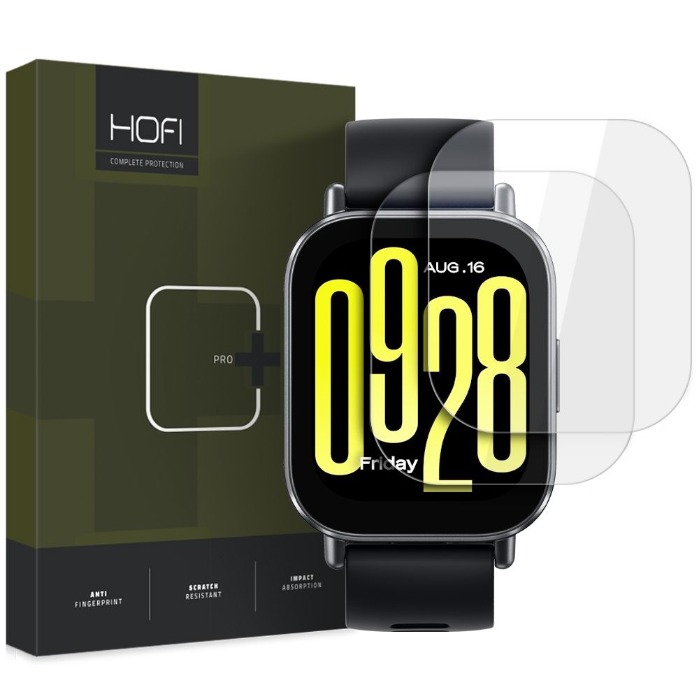 HOFI Glass PRO+ Schutzfolie für Xiaomi Redmi Watch 5 Active, 2er Set, Gehärtetes Glas