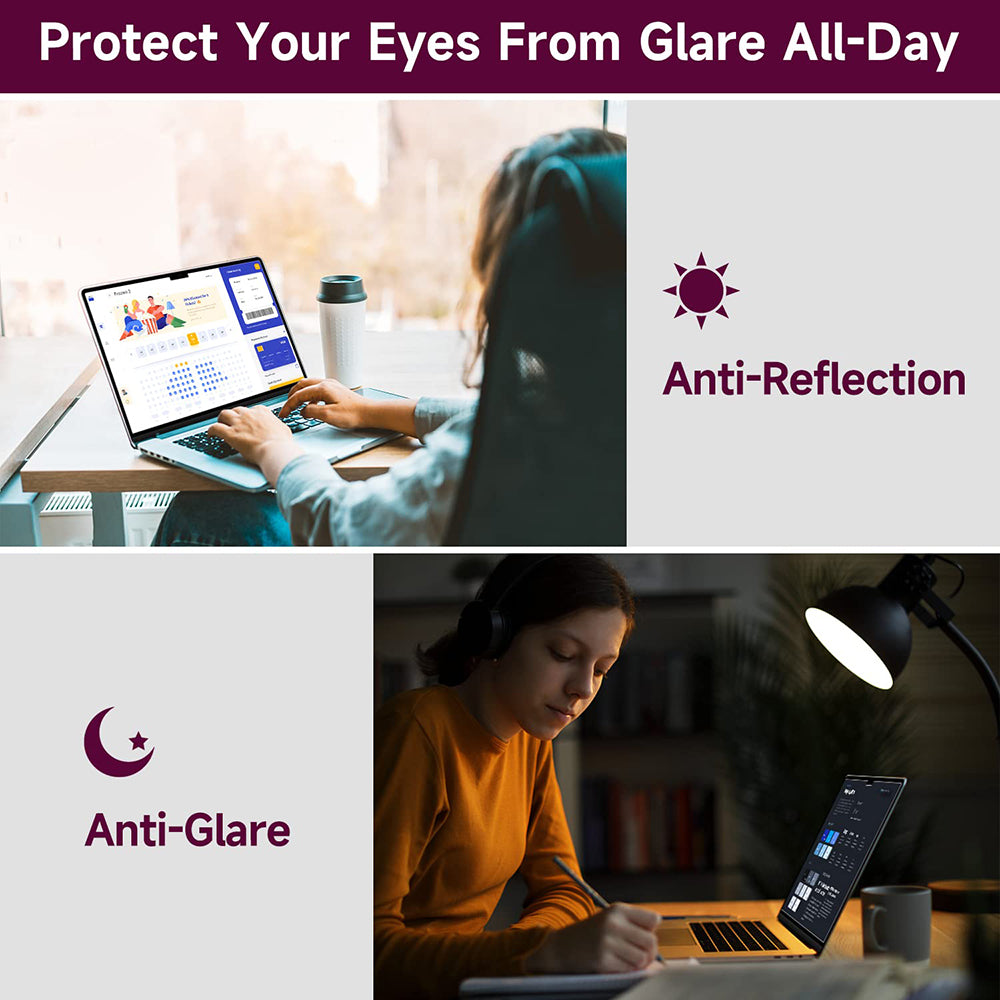 Mattfolie Anti-Blau-Licht Techsuit VisionProX für Apple MacBook Pro 16 Zoll (2024), Kunststoff