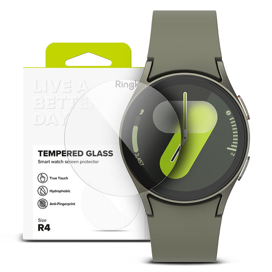 Ringke R4 Schutzfolie für Samsung Galaxy Watch7 40mm, 4er Set, Gehärtetes Glas