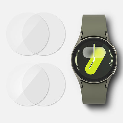 Ringke R4 Schutzfolie für Samsung Galaxy Watch7 40mm, 4er Set, Gehärtetes Glas