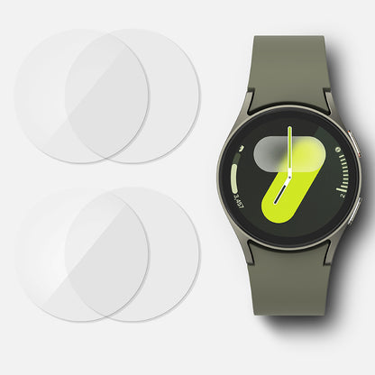 Ringke R6 Schutzfolie für Samsung Galaxy Watch7 44mm, 4er Set, Gehärtetes Glas
