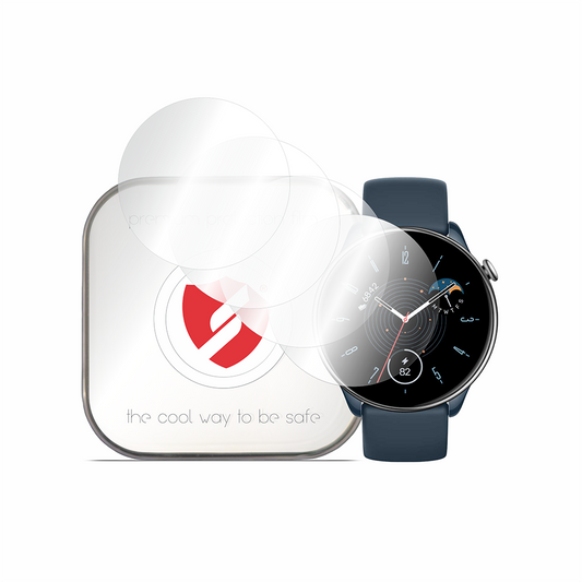 Smart Protection Premium Classic Schutzfolie für Amazfit GTR Mini, 4 Stück Set, Kunststoff