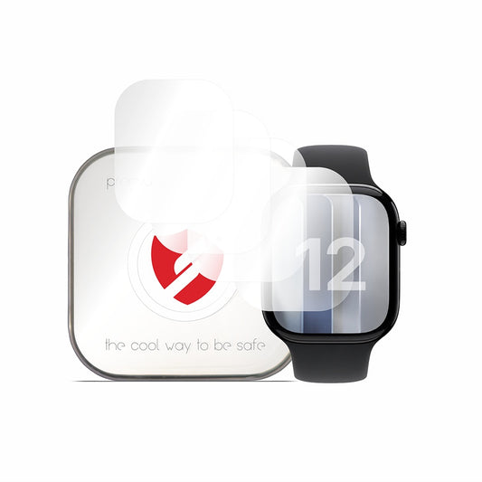 Smart Protection Premium Classic Schutzfolie für Apple Watch Series 12 42mm, 4 Stück Set, Kunststoff