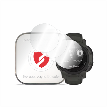 Smart Protection Premium Classic Schutzfolie für Garmin Instinct 2, 4 Stück Set, Kunststoff