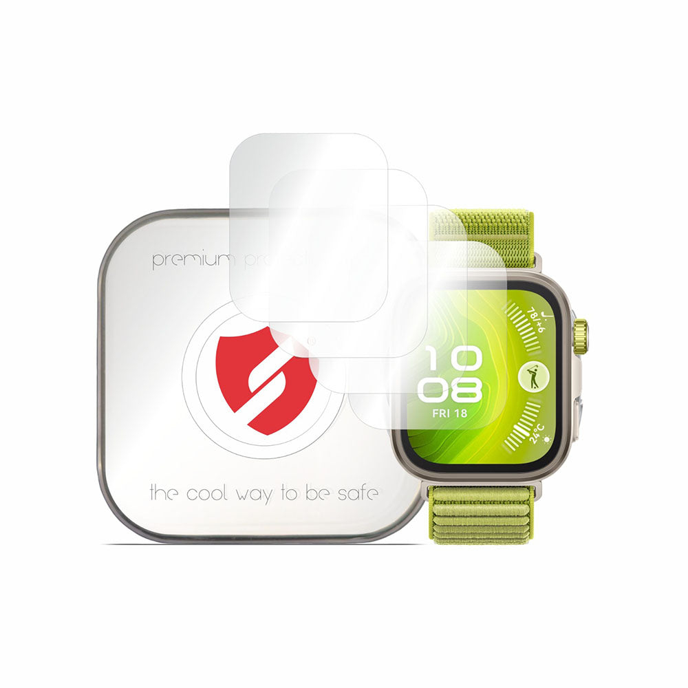 Smart Protection Premium Classic Schutzfolie für Huawei Watch Fit 4 Pro, 4 Stück Set, Kunststoff