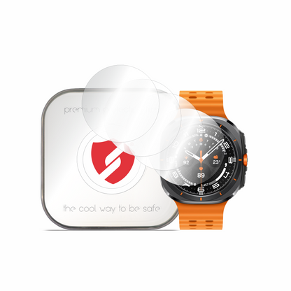 Smart Protection Premium Classic Schutzfolie für Samsung Galaxy Watch Ultra, 4er-Set, Kunststoff