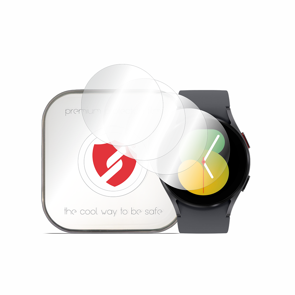 Smart Protection Premium Classic Schutzfolie für Samsung Galaxy Watch5 40mm, 4er-Set, Kunststoff