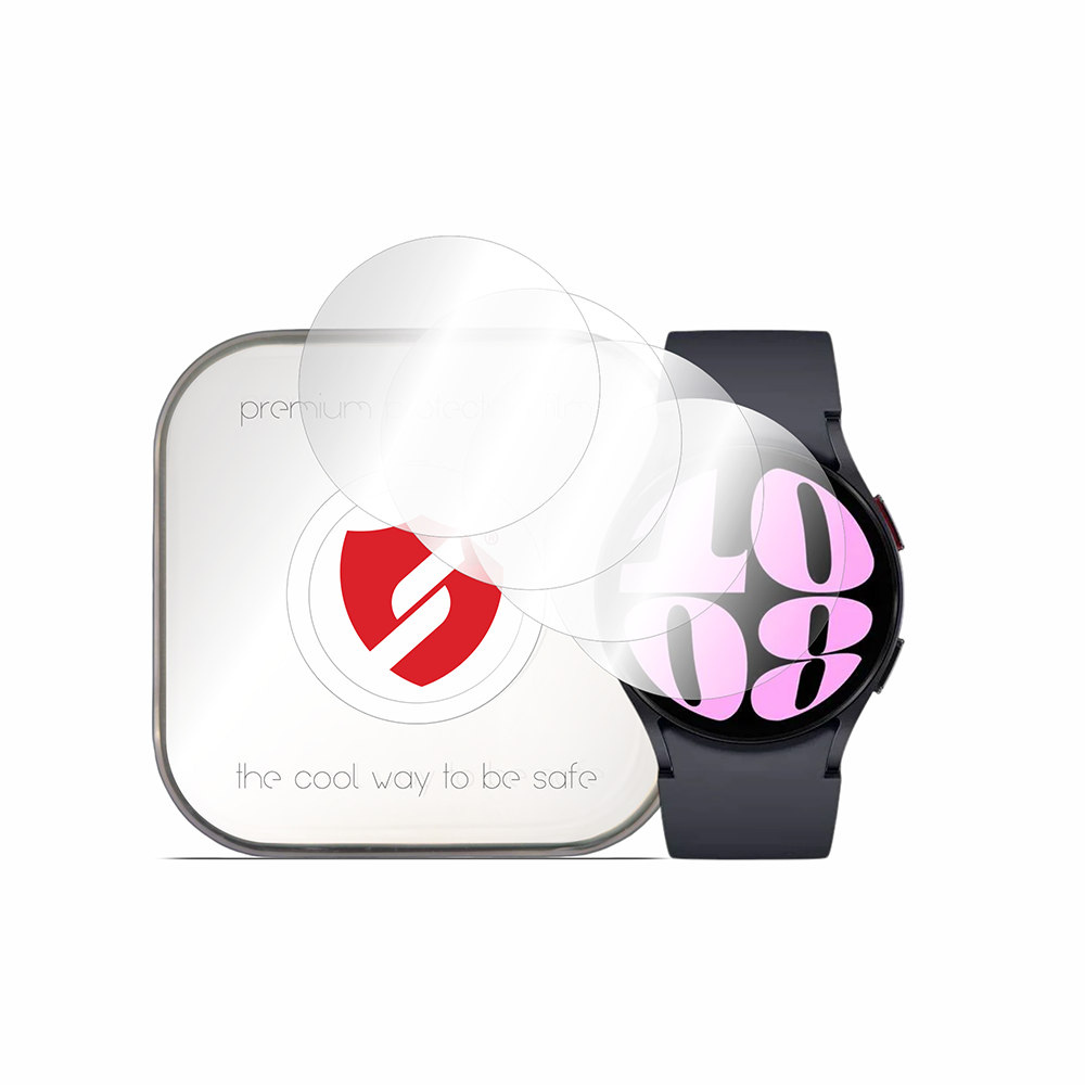 Smart Protection Premium Classic Schutzfolie für Samsung Galaxy Watch6 40mm, 4er Set, Kunststoff