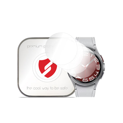 Smart Protection Premium Classic Schutzfolie für Samsung Galaxy Watch6 Classic 47mm, 4er-Set, Kunststoff