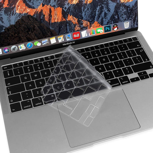 Techsuit PureTypeX Tastaturschutzhülle für Apple Macbook Air 13 (2020), Transparent