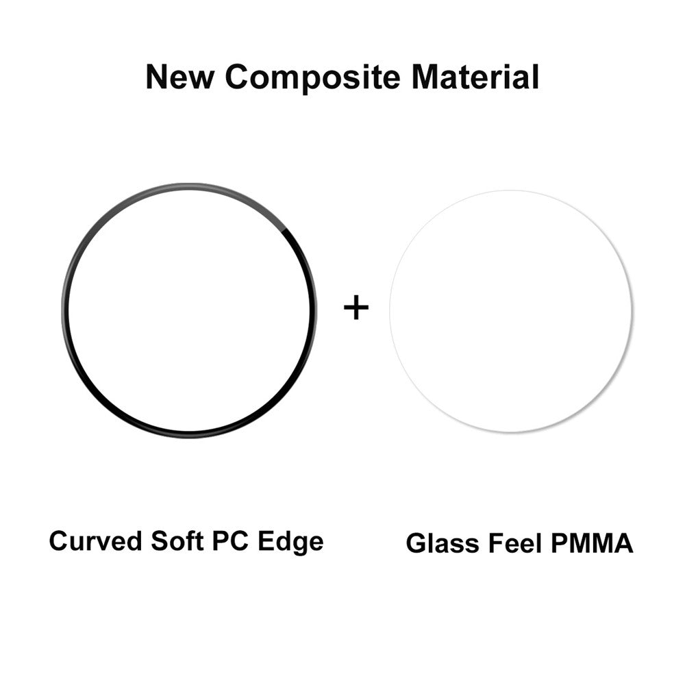 Schutzfolie Techsuit Nano Flex für Google Pixel Watch 4 45mm, Set 2 Stück, Kunststoff, Schwarz