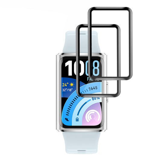 Techsuit Nano Flex Protection Film for Huawei Band 11 Pro, Set of 2 Pieces, Plastic, Black